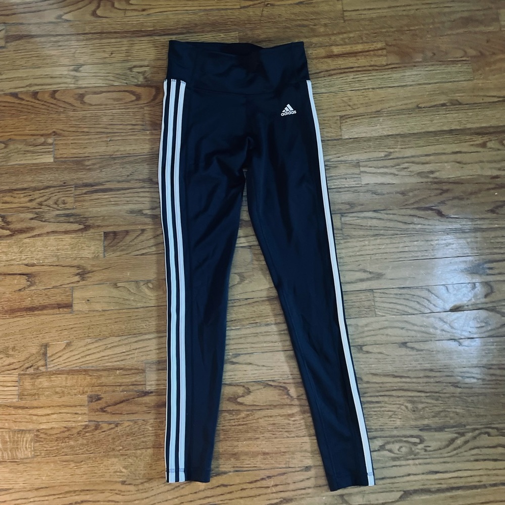 Adidas Climalite black and white exercise pant